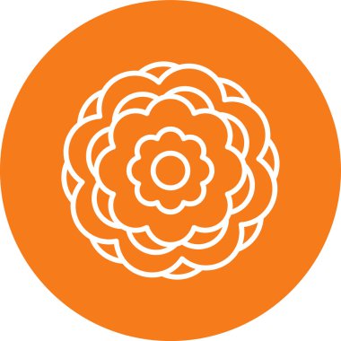 Vektör Çiçeği Simgesi illüstrasyonu