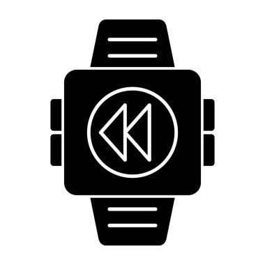 Smartwatch simgesi, basit biçim