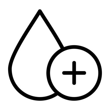 kan damla kutsal kişilerin resmi, vektör çizim