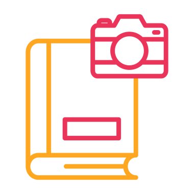 kamera modern simge vektör illüstrasyonu