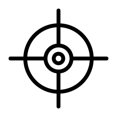 hedef simge vektör illüstrasyonu