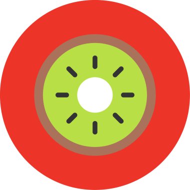 meyve ikonu vektör illüstrasyonu