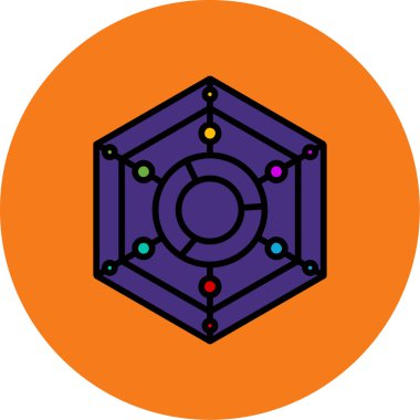 Vektör illüstrasyonu, simge ögesi arkaplanı