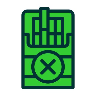 Yeşil enerji ikonu vektörü. Ana hatlarıyla eko enerjisi. renk izole sembol