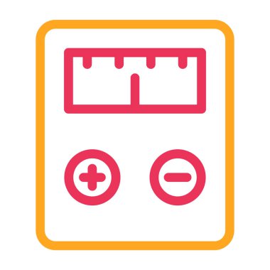 Pil. Web simgesi basit illüstrasyon