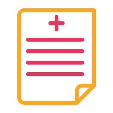 tıbbi Panosu simgesi, vektör tasarımı