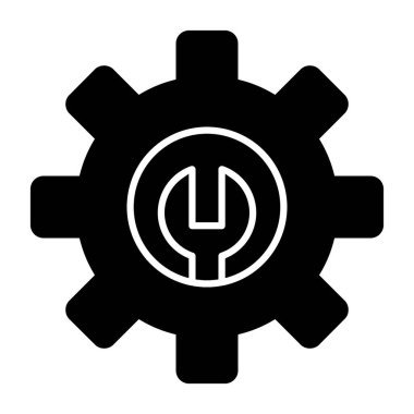 ayar simgesi vektör illüstrasyonu