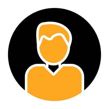 kullanıcı avatar simgesi vektör çizimi