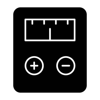 Modern b 'nin vektör illüstrasyonu denetim simgesinden yoksun