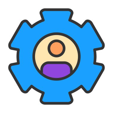 Ayarlama. Web simgesi basit illüstrasyon