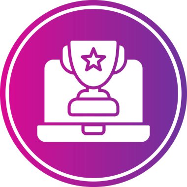 kupa simgesi vektör illüstrasyonu