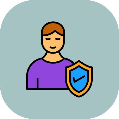 Modern simgenin vektör illüstrasyonu