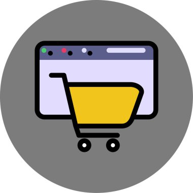 Araç simgesi, vektör illüstrasyonu