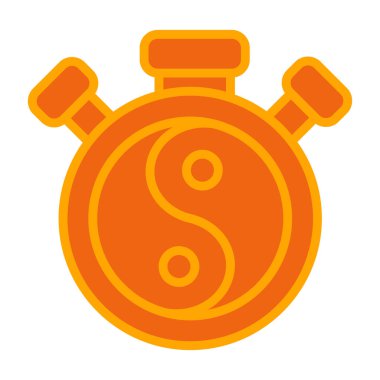 Çizgi film alarm saat simgesinin vektör çizimi