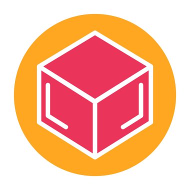 kutu simgesi vektör illüstrasyonu