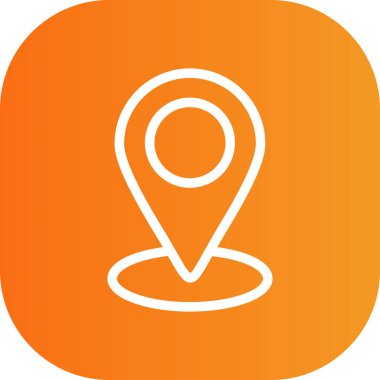 Harita işaretleyici vektör simgesi