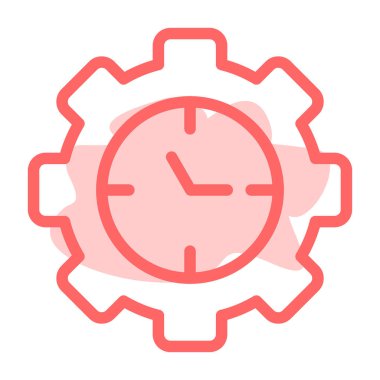 dişli simgesi vektör illüstrasyonu