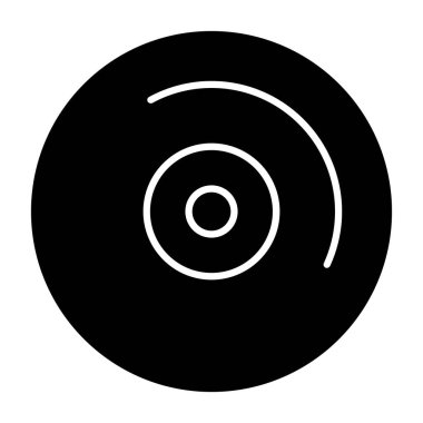 Lens web simgesi, vektör illüstrasyonu