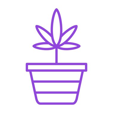 bitki simgesi vektör illüstrasyonu