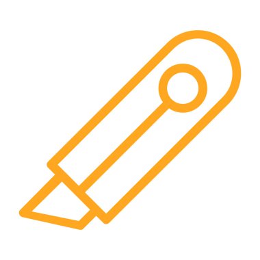 Kalem ince çizgi vektör simgesi