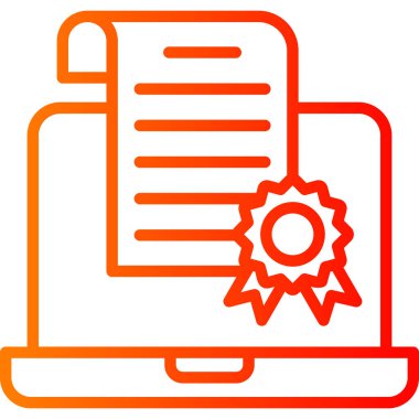 Belge. Web simgesi basit tasarım