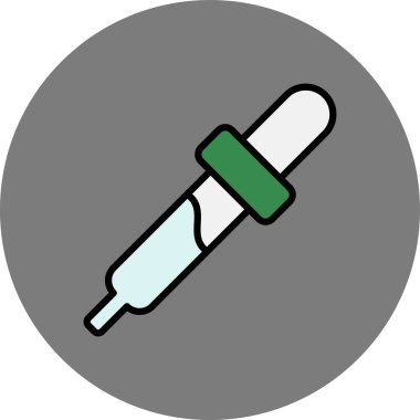 Şırınga simgesinin vektör illüstrasyonu