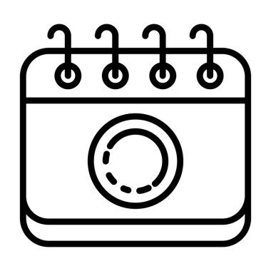 fotoğraf makinesi ikonu ana hatlı vektör. Dijital fotoğraf. kamera dijital