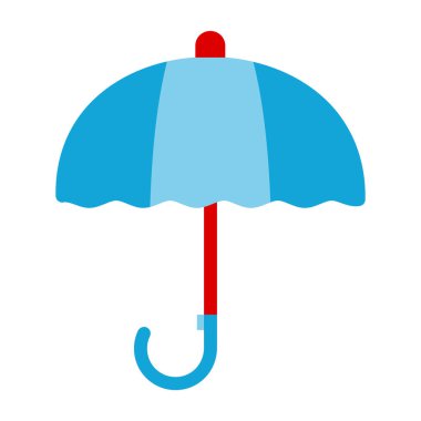 Şemsiye ikonu. vektör illüstrasyonu