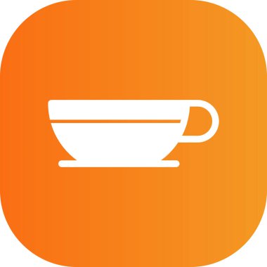 Kişisel ve ticari kullanım için kahve fincanı vektör simgesi simgesi simgesi çizimi..