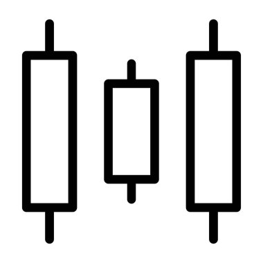 enerji ve enerji hattı vektör simgesi.