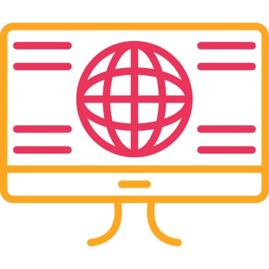 Seo simgesinin vektör illüstrasyonu