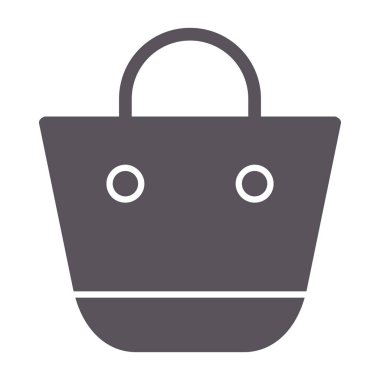 Sepet düz vektör simgesi