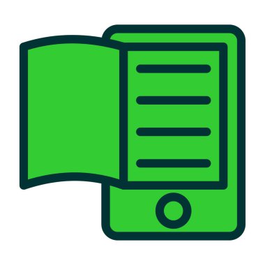 Kitap. Web simgesi basit illüstrasyon