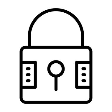 ikon vektör illüstrasyonunu kilitle