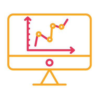 seo modern simgesinin vektör illüstrasyonu