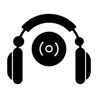 Müzik simgesinin vektör illüstrasyonu