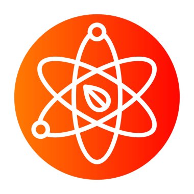 atom. Web simgesi basit tasarım