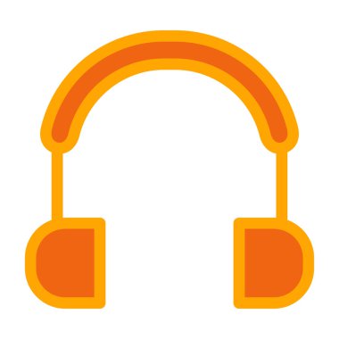 kulaklık vektör simgesi modern düz tasarım