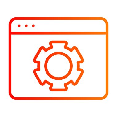 vites ve vites ayarlarının vektör simgesi tasarımı.