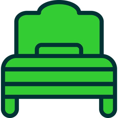 Kanepe. Web simgesi basit illüstrasyon