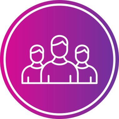 İnsan simgesinin vektör illüstrasyonu