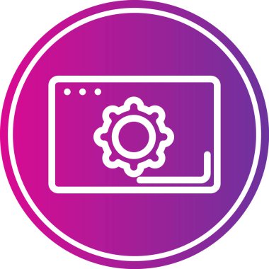 seo modern simgesinin vektör illüstrasyonu