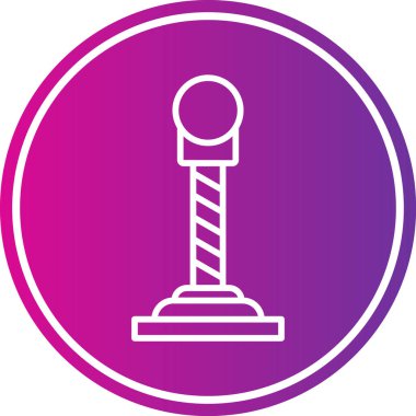 Bir b eksikliği simgesinin vektör çizimi