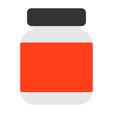 İlaç ikonu şişesi, basit tasarım