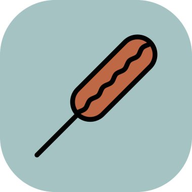 vektör köpek simgesi çizimi