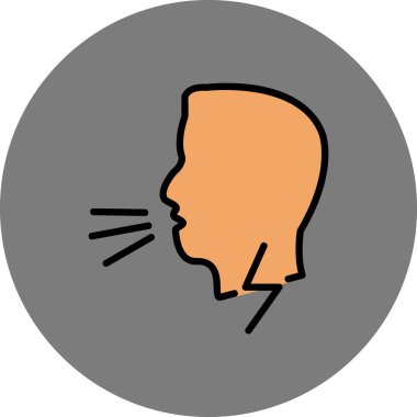 Kabarık saçlı kadın, illüstrasyon, beyaz arka planda vektör..