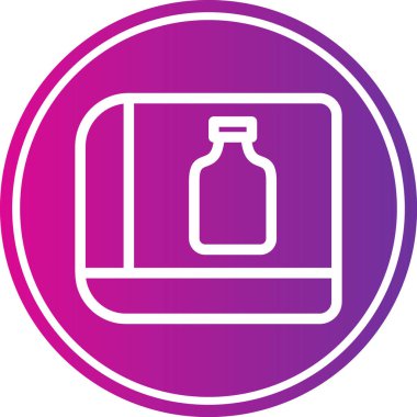 şişe simgesi vektör illüstrasyonu