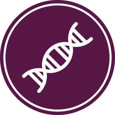 DNA vektör simgesi modern biçim illüstrasyonu