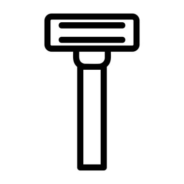 fırça vektörü ince çizgi simgesi