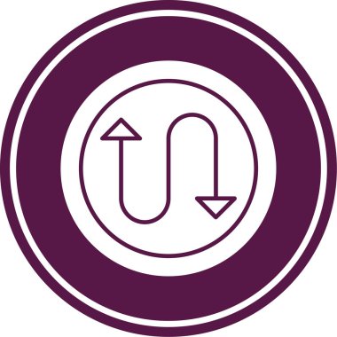 Ok. Web simgesi basit illüstrasyon